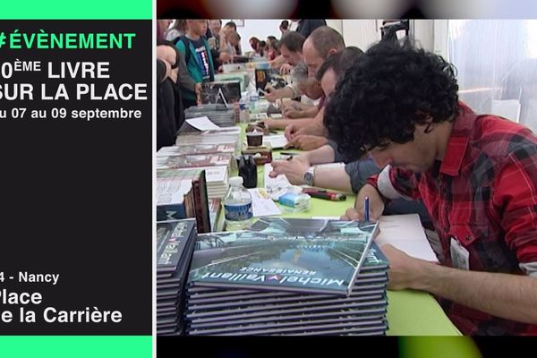 Le Livre sur la Place est de retour pour sa quarantième édition. Rendez-vous du 7 au 9 septembre 2018 Place Carrière à nancy. 