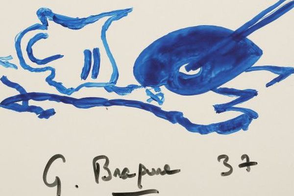 Une Nature morte de  1937 signée Georges BRAQUE (1882-1963) 