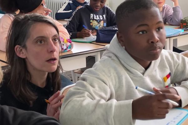 Aurélie Ardouin enseigne aux CM1 et CM2 à l'école Michelet à Tours