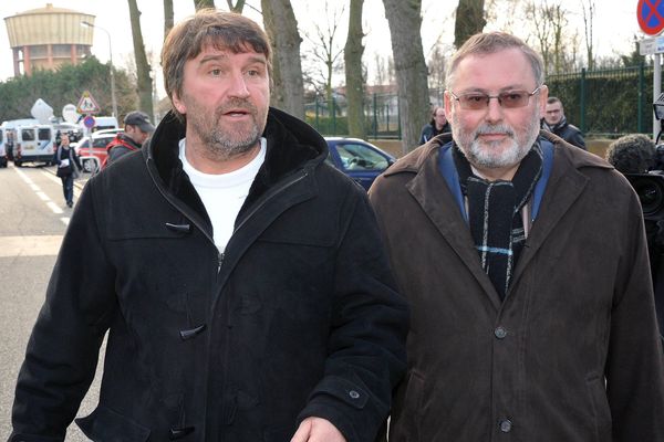 Eric Vercoutre (à gauche) et Didier Cappelle (à droite), en janvier 2012.