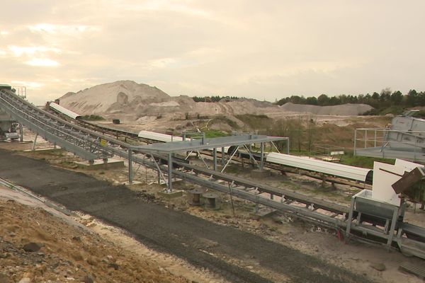 Mine de kaolin de Quessoy dans les Côtes d'Armor