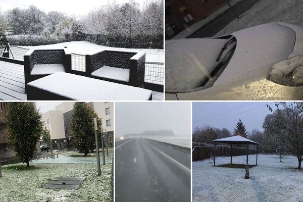 Les chutes de neige se sont concentrées autour de Maubeuge ou de Fourmies.