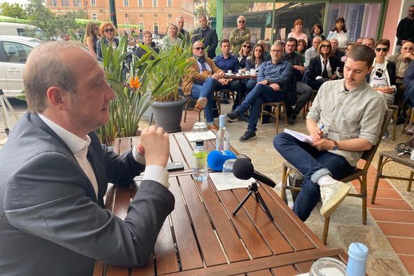 Laurent Marcangeli a officialisé sa candidature à l'élection Législative ce samedi matin à Ajaccio.