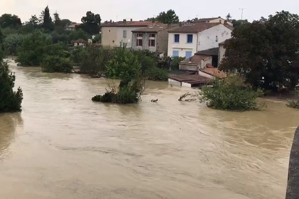 En quelques minutes, le ruisseau l'Albane s'est transformé en un torrent provoquant des inondations dans plusieurs villages - 10 septembre 2021