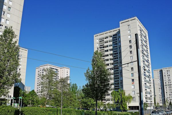 Le quartier des Minguettes à Vénissieux