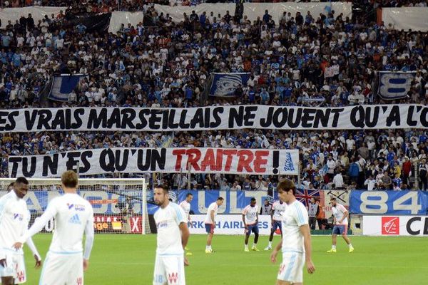 Lors de la rencontre OM-OL, en 6 ème journée de Ligue 1