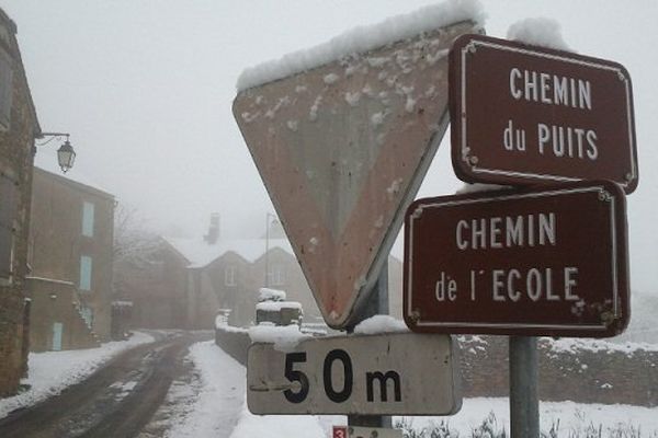 Aveyron Circulation Difficile En Raison De La Neige