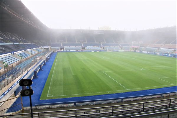 Le stade de la Meinau à Strasbourg (Bas-Rhin)