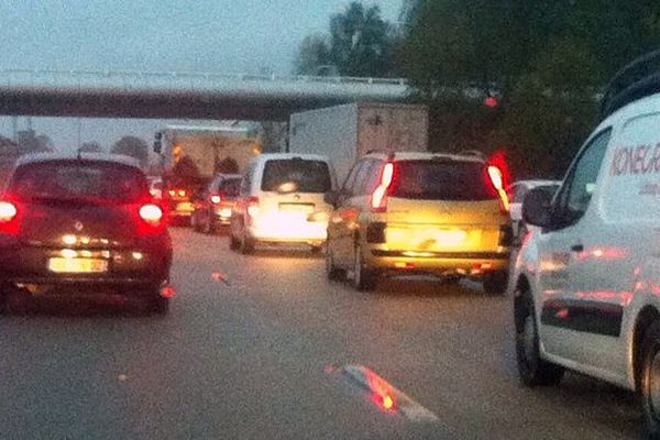 Un accident de moto provoque un gros ralentissement sur l'A131.