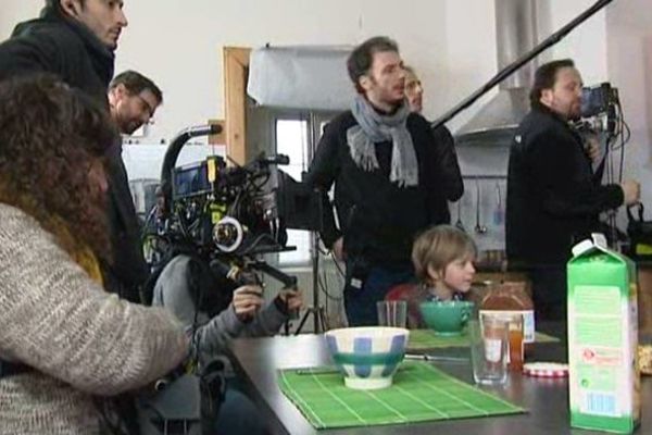 Léo Kanier, 8 ans et comédien en herbe participe au tournage