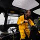 Le skipper de Bureau Vallée Louis Burton, ici photographié le 2 septembre 2024 à Saint-Malo, contraint à l'abandon dans le Vendée Globe 2024