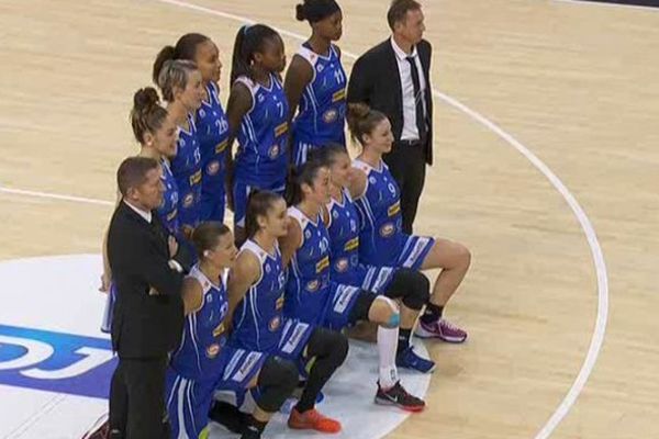 L'équipe de basket féminine du BLMA.