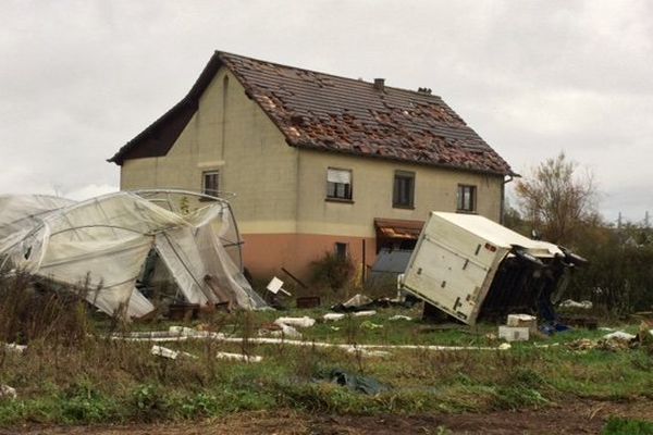 Les rafales de vent ont causé des dégâts matériels notamment à Ingwiller.