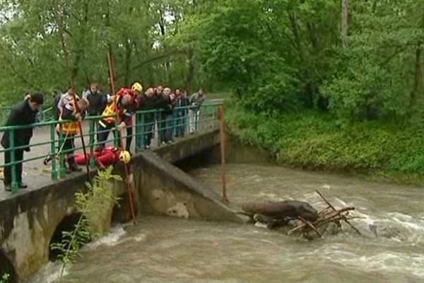 Drôme : un enfant emporté par une rivière à St-Rambert-d'Albon ... les recherches