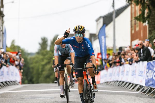 L'italien Nicolo Buratti remporte la deuxième étape du KBE 2023 entre Calanhel et Priziac.