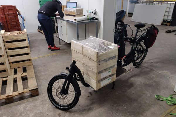 One of the bikes used for delivery.