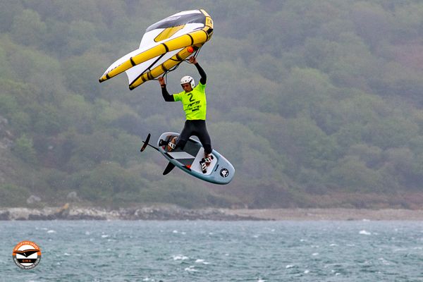 Les premiers championnats d'Europe de windfoil se sont tenus à Brest