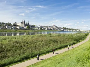 La vallée de la Loire à Blois, en Loir-et-Cher.