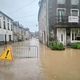 Mardi 8 octobre, le centre-ville de Fontenoy-le-Château (Vosges) est inondé en raison de la pluie incessante.