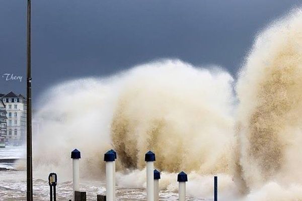 Les grandes marées à Wimereux ce week-end.