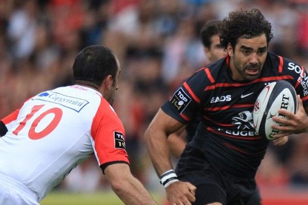 Yoann Huget, le 14 septembre 2013, dans un match contre Biarritz. 