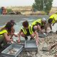 Pendant une semaine, les jeunes de la Mission Locale d'Insertion du bassin de Thau ont participé au recyclage de coquilles d’huîtres à Villeveyrac. Jeudi 20 juin 2024.