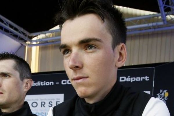 Romain Bardet à l'heure de la conférence de presse