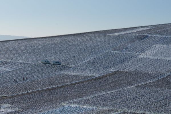 Hautvilliers, Marne, le 8 février 2018