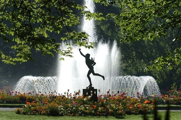 La jardin du Grand Rond à Toulouse.