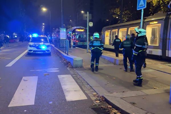 La victime a été percutée par le tramway au niveau de l'arrêt Esplanade.