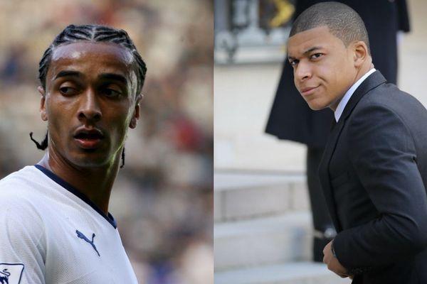 Les joueurs Benoît Assou-Ekotto et Kylian Mbappé.