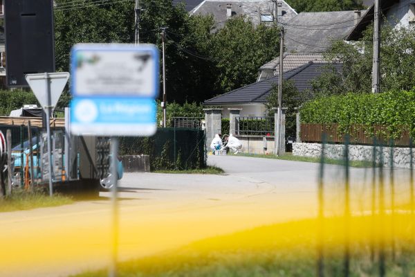 Une policière en civil a été tuée sur la voie publique dans le village de La Crois-de-la-Rochette, en Savoie, le 31 août 2023.