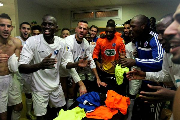 La joie d'Amiens, un club de CFA, d'avoir éliminé un club de Ligue 2, le Stade Lavallois.