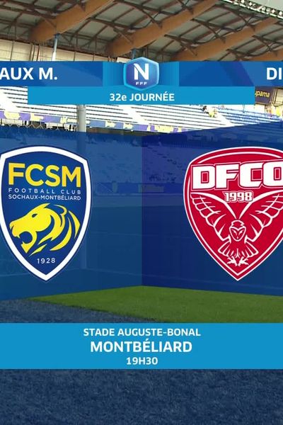 Sochaux face à Dijon. Les deux clubs de Bourgogne-Franche s'affrontent en championnat National 1.