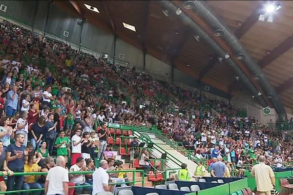 Les gradins du Palais des Sports de Beaublanc étaient remplis pour le premier entraînement ouvert au public du Limoges CSP