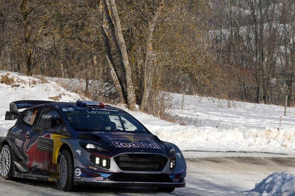 Sebastien Ogier , originaire de Gap, termine la journée en 2e position du Rallye de Monte-Carlo