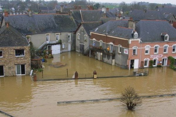 Inondations à Guipry