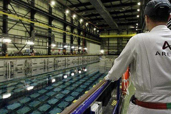 L'intérieur de l'usine Areva de La Hague (novembre 2011)