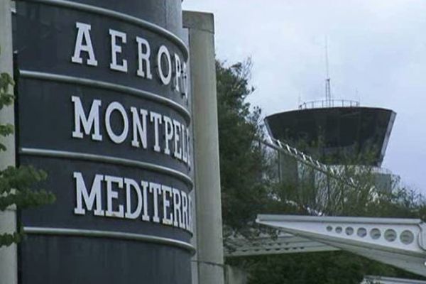 La tour de contrôle de l'aéroport Montpellier Méditerranée