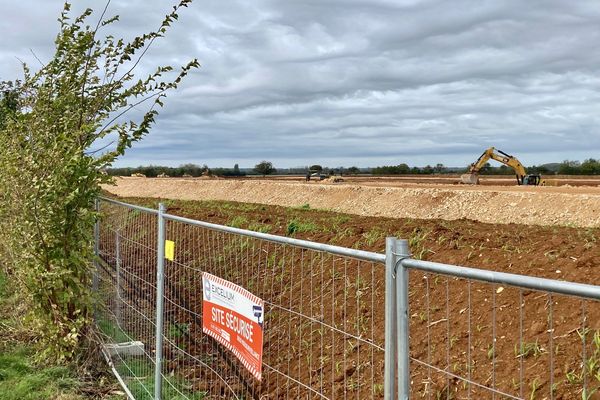 Le chantier a repris à Sainte Soline pour construire un bassin de substitution