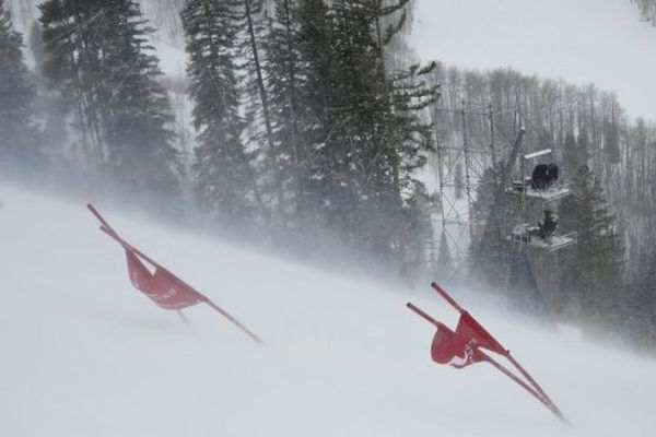 Trop de vent sur la piste