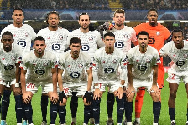 L'équipe du LOSC qui a affronté Chelsea mardi soir lors du dernier matche de Ligue des Champions.