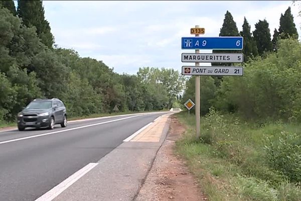 Le corps d'une femme a été retrouvé dans un fossé, le 4 juin 2018, par des cyclistes à Rodilhan (Gard)