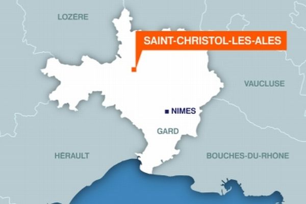 Carte Saint-Christol-lès-Alès (Gard)