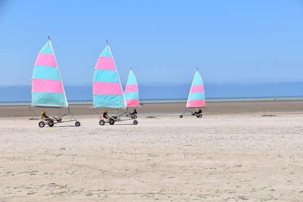 Une sortie char à voile à Fort-Mahon est notamment prévue pour les étudiants durant l'été - Illustration.