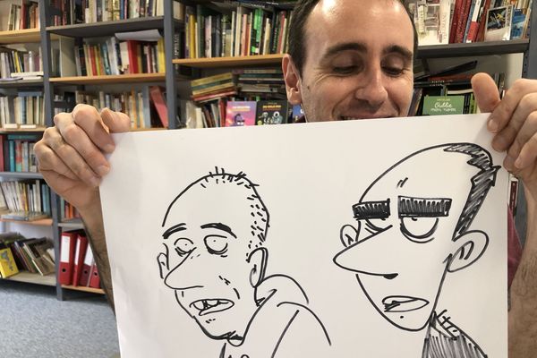 Zerocalcare, l'auteur de BD italien de passage à Paris