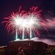 Feu d'artifice au dessus de la Citadelle et du Lion de Belfort lors de la fête nationale de 2023.