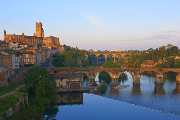  L'homme est tombé dans le Tarn en contrebas du Palais de la Berbie à Albi.