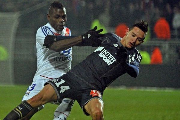 Florian Thauvin lors du denier match de Ligue 1 contre Lyon