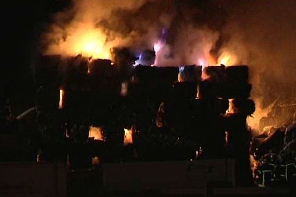 Vidéo tournée la nuit dernière